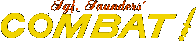 Sgt. Saunders' Combat logo for Super Famicom